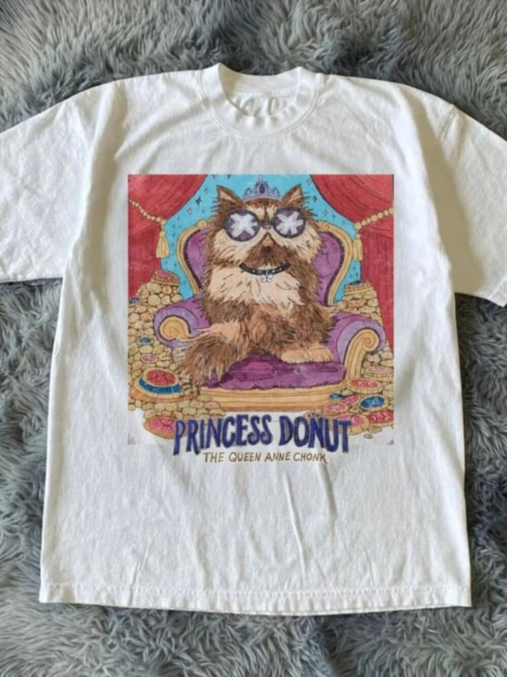 Princess Donut Cat T-shirt, Sci-fi book lover gift